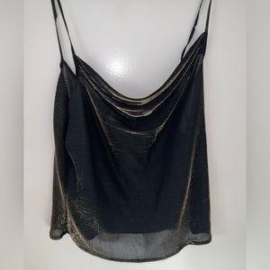 Slinky 1990’s Drapey Gold Club Tank